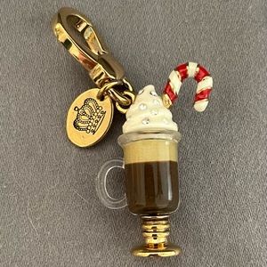 Juicy Couture 2011 Special Edition Hot Chocolate Bracelet Charm with gold clasp